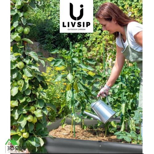 Livsip Garden Raised Bed Vegetable Planter Kit Galvanised Steel 240x80x45CM