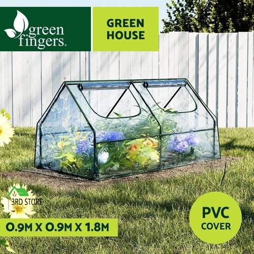 Greenfingers Greenhouse Flower Garden Shed Frame Tunnel Green House 182x92cm