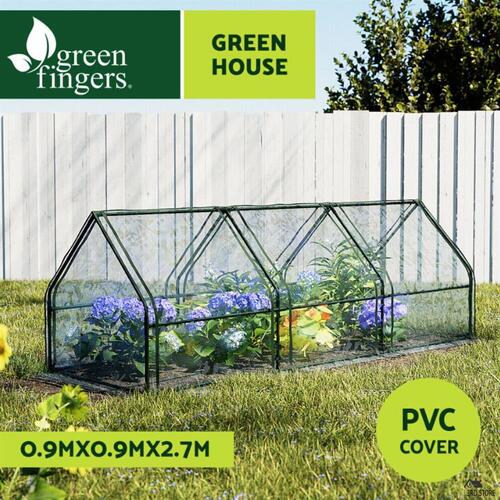 Greenfingers Greenhouse 270x92cm Flower Garden Shed PVC Cover Frame Green House