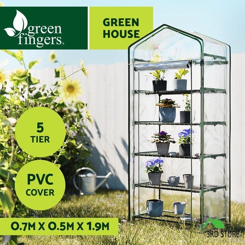Greenfingers Mini Greenhouse Garden Shed Green House Tunnel Plant Storage Flower 189cm