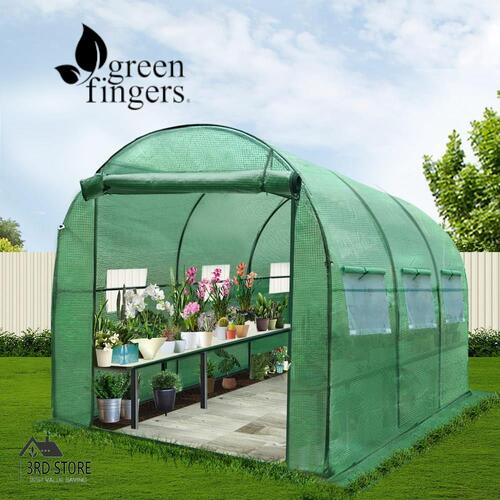 Greenfingers Greenhouse Walk in Garden Shed Green House 3X2X2M Storage Lawn