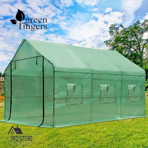 Greenfingers Greenhouse Garden Shed Green House 3.5X2X2M Walk in Storage