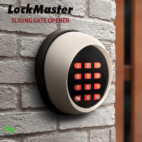 LockMaster Wireless Control Keypad Swing Sliding Gate Opener Key Pad Security