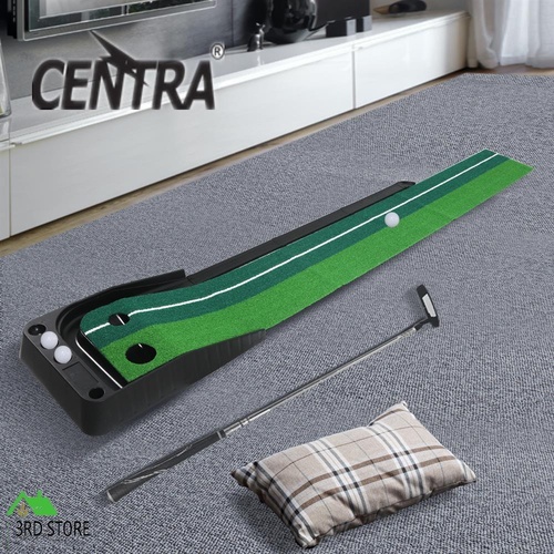 Golf Putting Mat Portable Auto Return Practice Putter Trainer Indoor Outdoor Type A