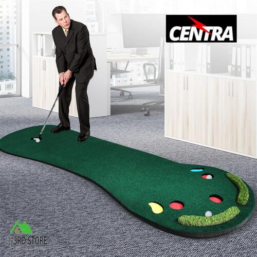 Centra 3M Golf Putting Mat Practice Training Indoor Outdoor Portable Non-skid