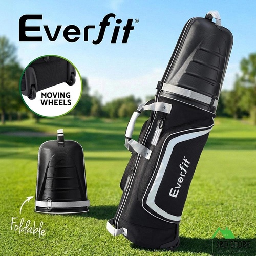 Everfit Golf Travel Bags for Airlines with Wheels Golf Clubs Hard Case Foldable