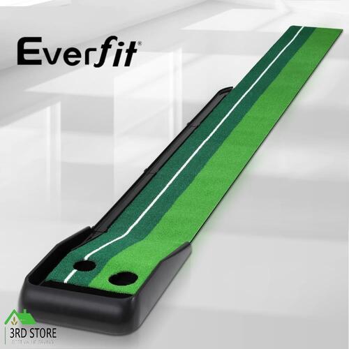 Everfit 3M Golf Putting Mat Practice Putter Indoor Outdoor Training Exerciser