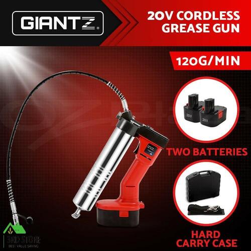Giantz Grease Gun Cordless Battery 20v Electric Rechargeable Industrial 450g