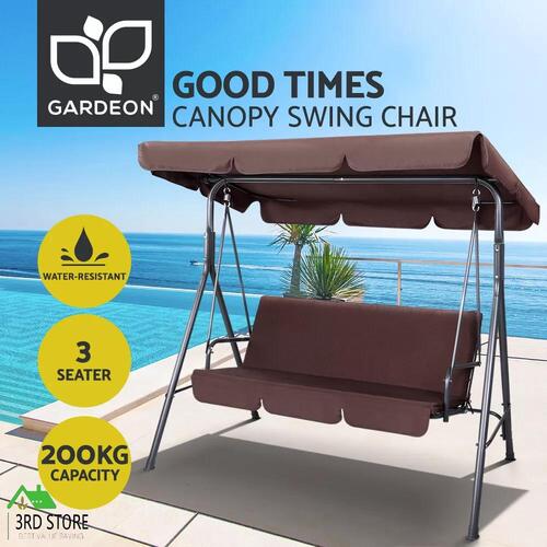 Gardeon Outdoor Swing Chair Hammock Garden Canopy Bench Seat Cushion Furniture
