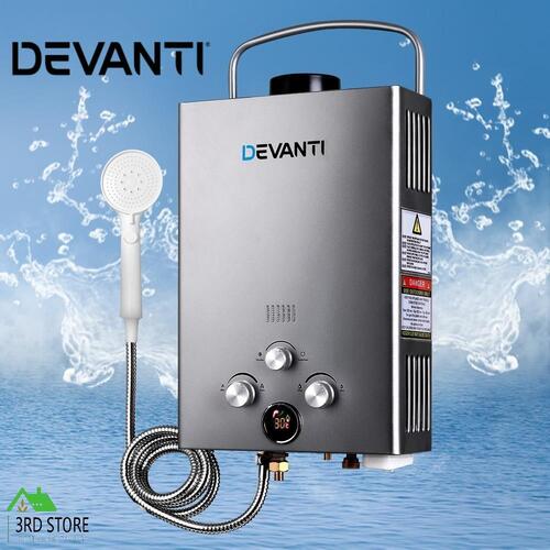 RETURNs Devanti Instant Gas Hot Water System Heater Portable Shower LPG Caravan 4WD Pump