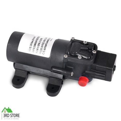 Water Pump 12V Pressure Shower Pump Caravan Camping Boat Car Garden 4.3LPM