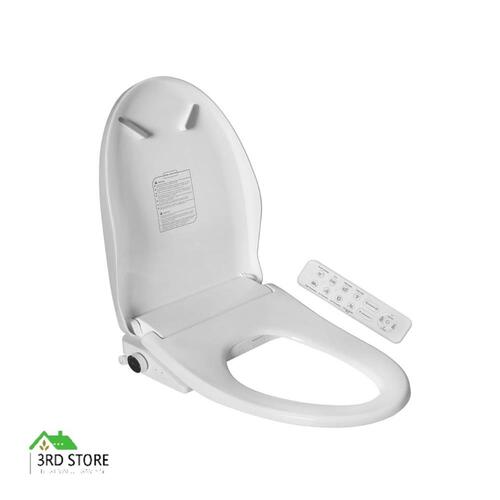 Electric Bidet Heated Toilet Seat Warm Water Spray Wash Remote Antibacterial