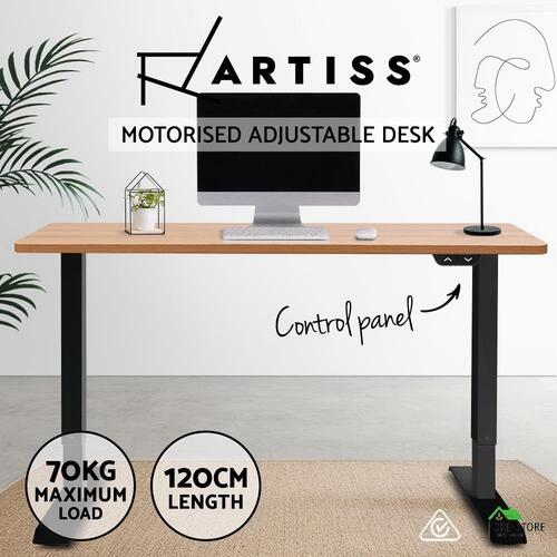 Artiss Standing Desk Height Adjustable Motorised Electric Sit Stand Table 120cm