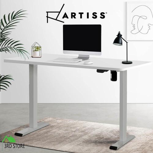 Artiss Electric Standing Desk Motorised Adjustable Sit Stand Desks Grey White