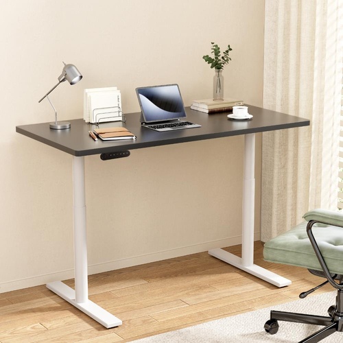 Artiss Electric Standing Desk Adjustable Sit Stand Desks White Black 140cm