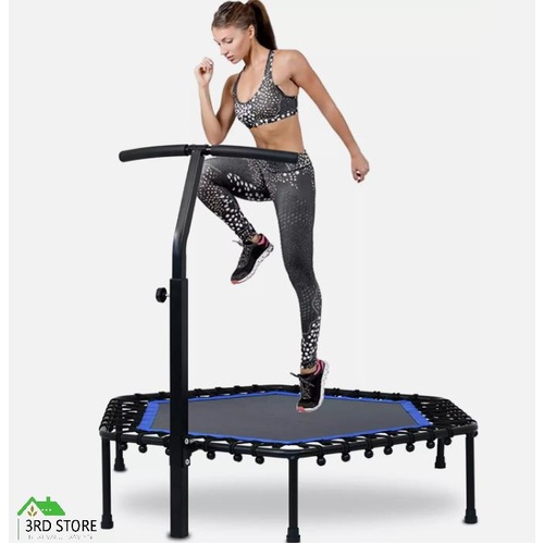 Advwin 50 inch Fitness Trampoline with Adjustable Handle