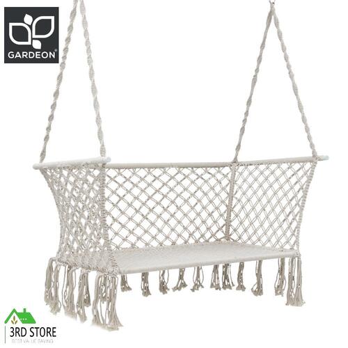 Gardeon Hammock Chair Patio 2 Person Swing Camping Hammocks Indoor Portable Rope