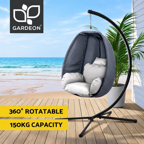 Gardeon Outdoor Furniture Lounge Swing Chair Egg Hammock Pod Chairs Canopy Seat