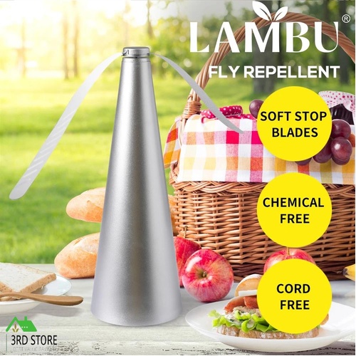 Lambu Fly Free Repellent Fan Fly Trap Entertaining Hook Indoor Outdoor Home