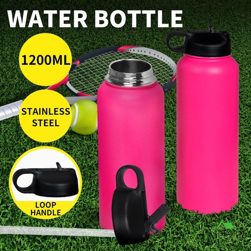 Stainless Steel Water Bottle Vacuum Insulated Thermos Double Wall with Straw