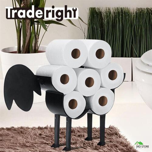 Traderight Paper Holder Toilet  Roll Tissue Sheep Storage Bathroom Organizer