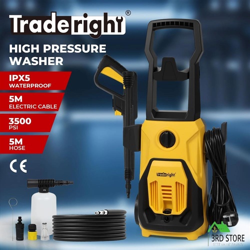 Traderight 3500PSI High Pressure Washer Electric Cleaner Water Spray Gun 5M Hose