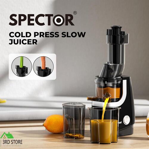 Slow Juicer Cold Press Juicers Extractor Whole Fruit Vegetable Health Processor