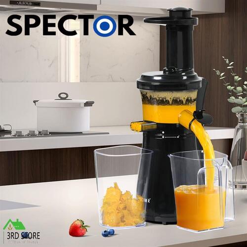 Spector Cold Press Slow Juicer Electric Fruit Juice Extractor Vegetable Processor