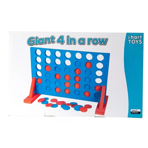 Giant 4 In A Row | Kids EVA Foam Connect Four Outdoor Toys | ihartTOYS