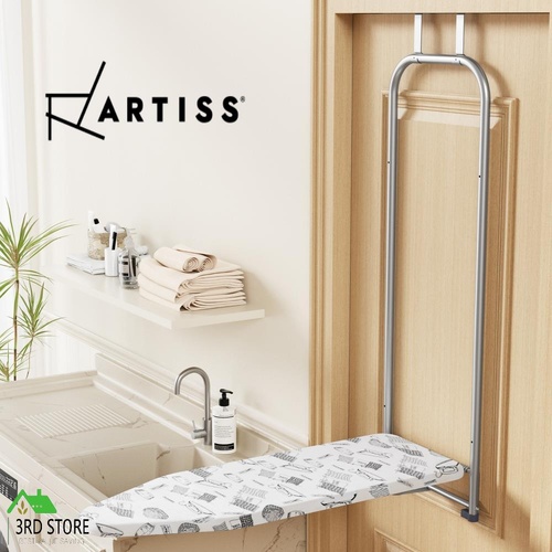Artiss Ironing Board Wall Mounted Foldable Laundry Cover Padded Folding White