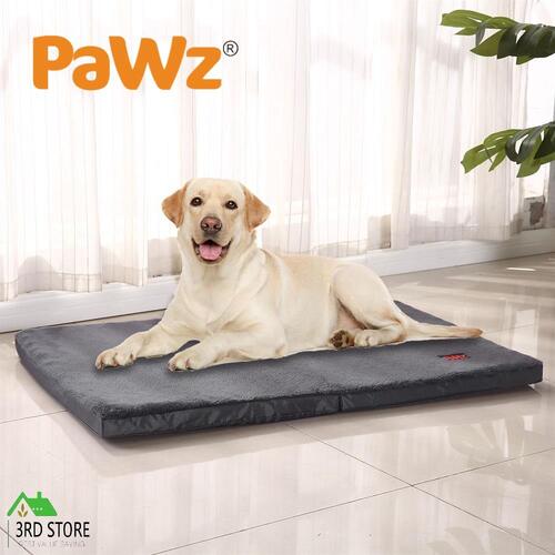 PaWz Pet Bed Foldable Dog Puppy Beds Cushion Pad Pads Soft Plush Cat Pillow XL