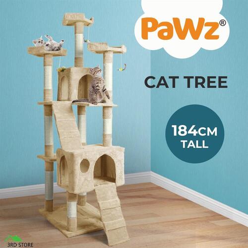 PaWz 1.8M Cat Scratching Post Tree Pet Gym House Condo Furniture Scratcher