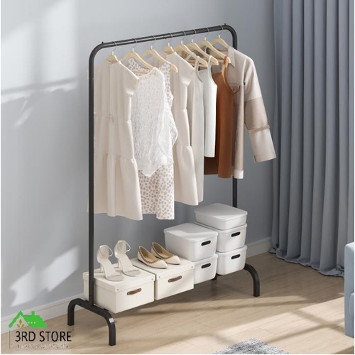 VEVOR Clothes Rack Heavy Duty Clothing Garment Rack with Hanging Rod Bedroom