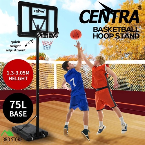 Centra Basketball Hoop Stand Portable 3.05M Height Adjustable Net Ring Backboard
