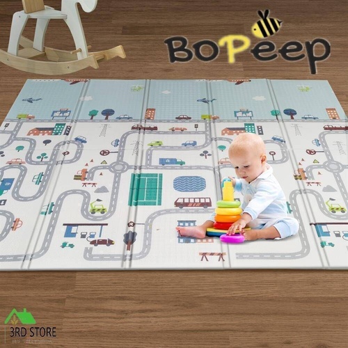 BoPeep Kids Play Mat Baby Crawling Pad Floor Foldable XPE Foam Non-slip Cloud