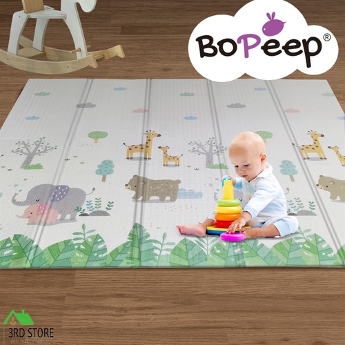 BoPeep Kids Play Mat Baby Crawling Pad Floor Foldable XPE Foam Non-slip Bear