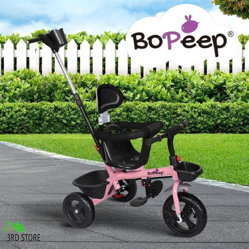 BoPeep Baby Walker Kids Tricycle Ride On Trike Bike Toddler Balance Bicycle Pink
