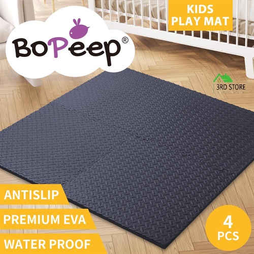 Bopeep Kids Play Mat Floor Baby Crawling Mats Foldable Waterproof Carpet Navy