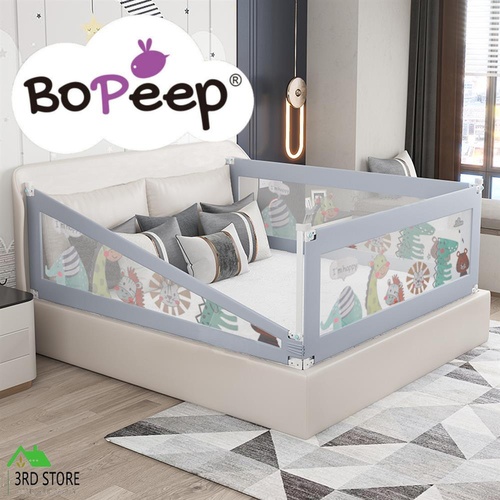 Bopeep Kids Baby Safety Bed Rail Adjustable Folding Child Toddler Small Large