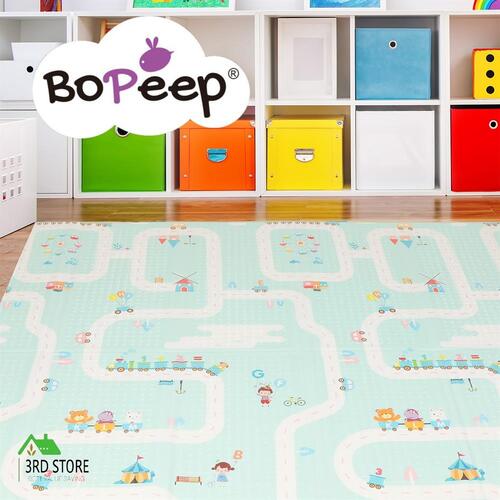 BoPeep Kids Play Mat Baby Crawling Pad Floor Foldable XPE Foam Non-slip Carpet
