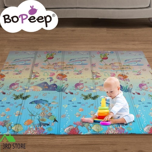 BoPeep Kids Play Mat Baby Crawling Pad Floor Foldable XPE Foam Non-slip Carpet