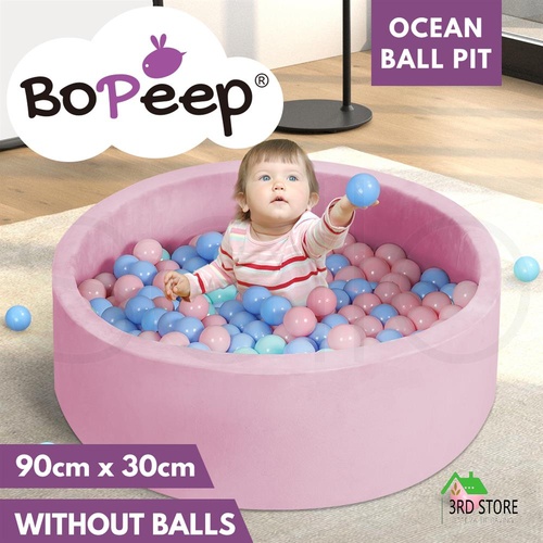BoPeep Kids Balls Pit Baby Ocean Play Foam Pool Barrier Toy Padding Child Pink