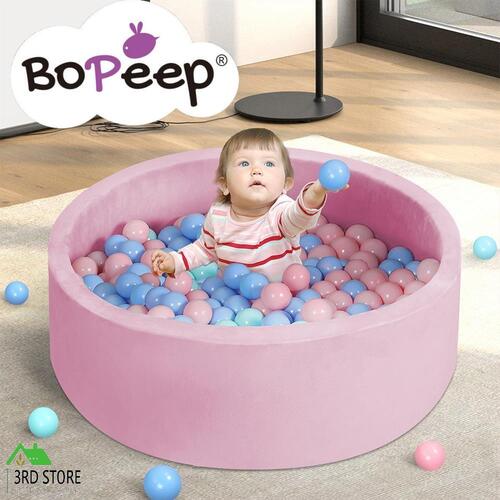 BoPeep Kids Balls Pit Baby Ocean Play Foam Pool Barrier Toy Padding Child Pink
