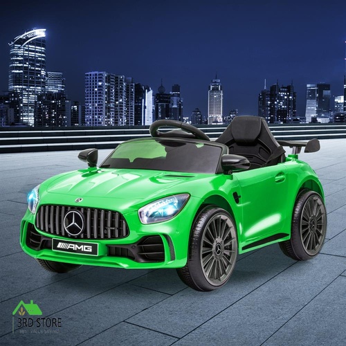 RETURNs Kids Ride On Car 12V Battery Mercedes-Benz Licensed AMG GTR Toy Remote Control