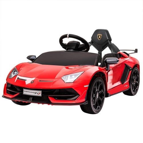 RETURNs Kids Ride On Car Lamborghini SVJ Licensed Electric Dual Motor Toy Remote Control