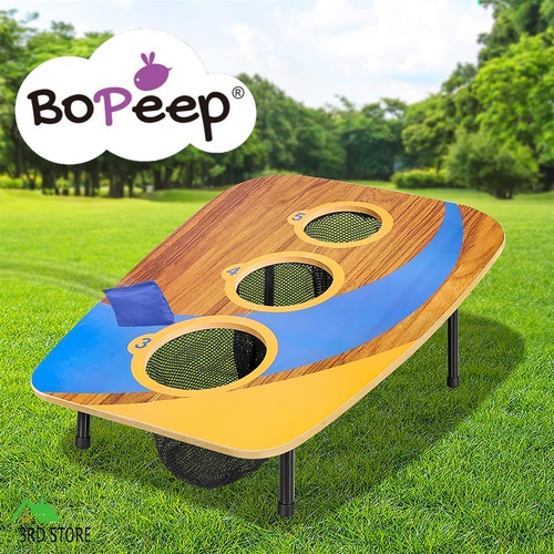 BoPeep Kids Bean Bag Toss Game Set Children Wooden Outdoor Toys Theme Party