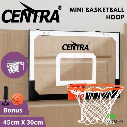 Centra Mini Basketball Hoop Kids Toy Children Door Mounted Indoor Hang Backboard