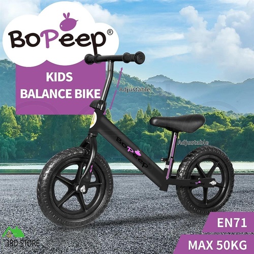 BoPeep Kids Balance Bike Ride On Toys Push Bicycle Children Outdoor Toddler Safe