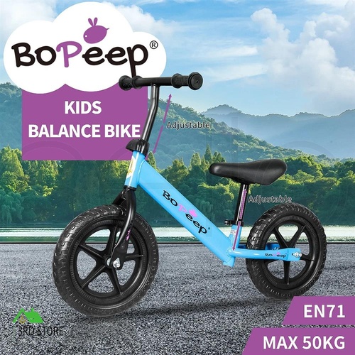 BoPeep Kids Balance Bike Ride On Toys Push Bicycle Children Outdoor Toddler Safe