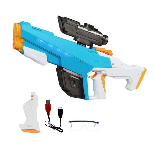 Electric Water Gun with LED Kids Toys Battle Automatic Blaster Outdoor Summer BL
